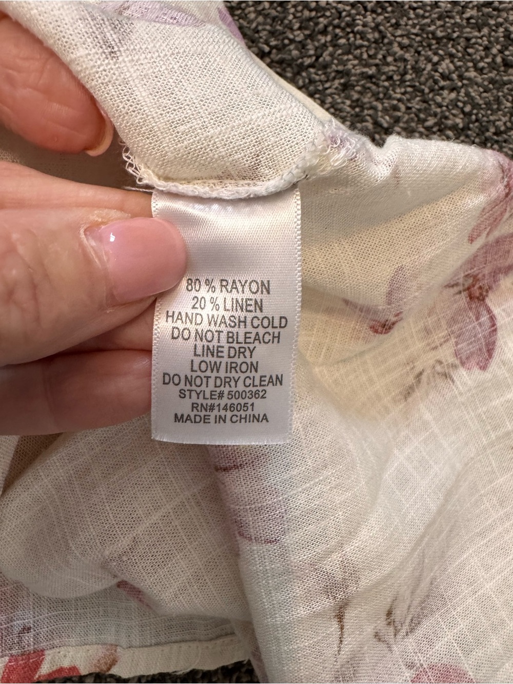 Monteau Cream Maxi Belted Dress with Pink Salmon Lavender Floral Print Size XS - Picture 13 of 13
